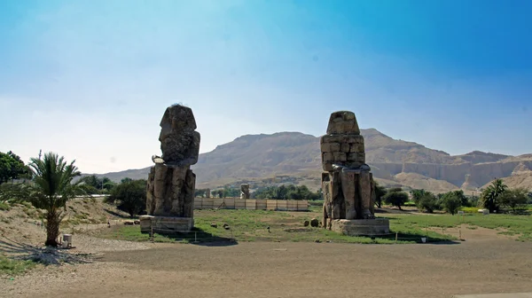 Colosso de Memnon, luxor — Fotografia de Stock