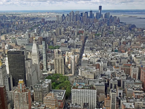 Nowych yorks skyline w dzień — Zdjęcie stockowe