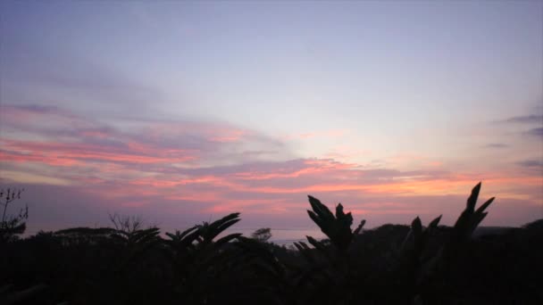 Karibischer Sonnenuntergang — Stockvideo