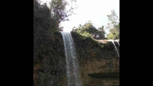 Cachoeira do caribe — Vídeo de Stock