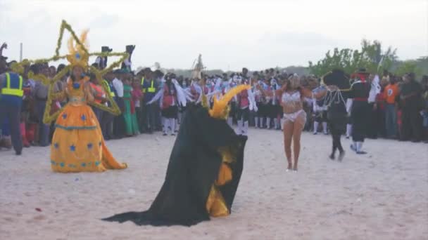 Карибский карнавал — стоковое видео