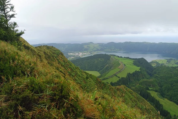 Amazing Green Azores Landscape — Stock Photo, Image