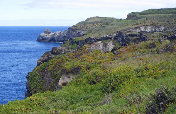 Zielony Krajobraz Wyspie Azory Sao Miguel — Zdjęcie stockowe