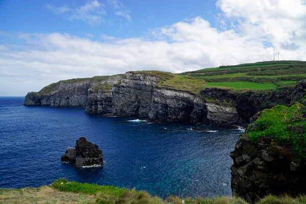 Paisaje Verde Isla Las Azores Sao Miguel —  Fotos de Stock