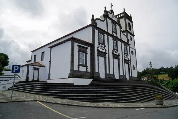 Traditionell Kyrka Azores Sao Miguel — Stockfoto