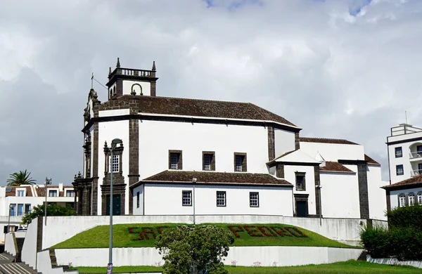Kostel Ponta Delgada Azores — Stock fotografie