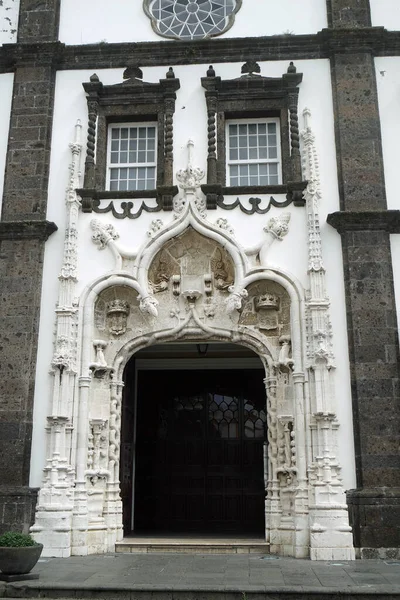 Azores Adası Sao Miguel Deki Geleneksel Kilise — Stok fotoğraf