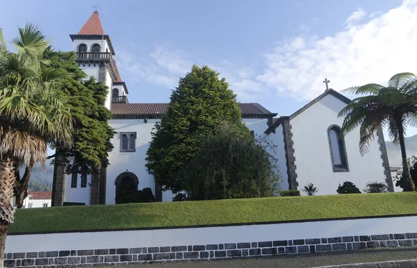 Igreja Tradicional Ilha Dos Açores São Miguel — Fotografia de Stock