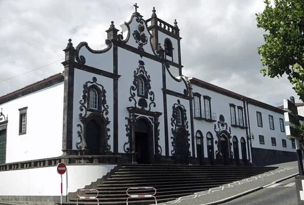 Igreja Tradicional Ilha Dos Açores São Miguel — Fotografia de Stock