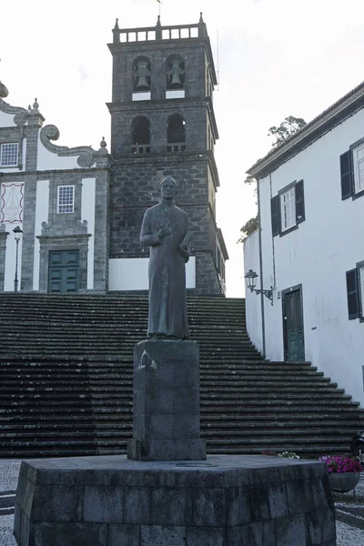 Traditionell Kyrka Azores Sao Miguel — Stockfoto