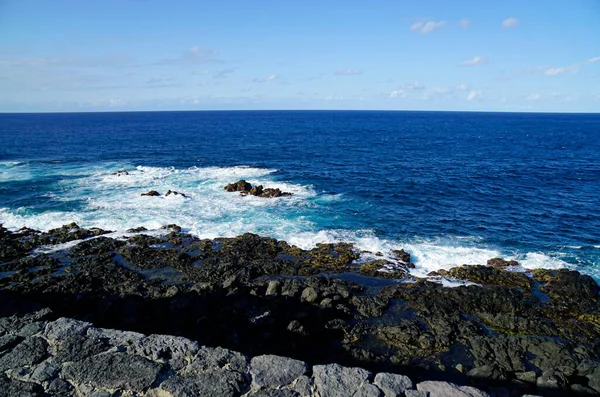 Rough Wild Nord Coast Azores Island Sao Miguel — Stock Photo, Image