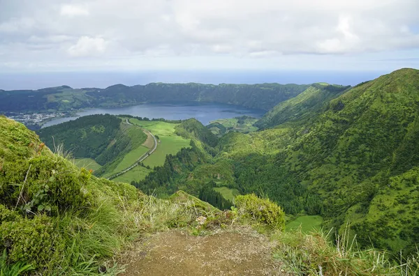 Wilde Natur Auf Den Azoren Inseln — Stockfoto