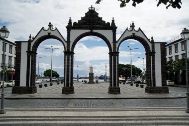 Ponta Delgada 'nın kemer yolu, Azore Adaları' nda.