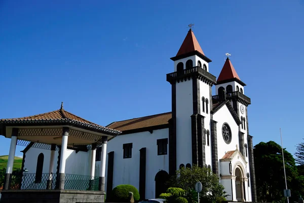 Igreja Tradicional Ilha Dos Açores São Miguel — Fotografia de Stock