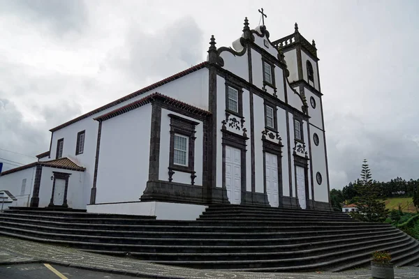 Traditionell Kyrka Azores Sao Miguel — Stockfoto