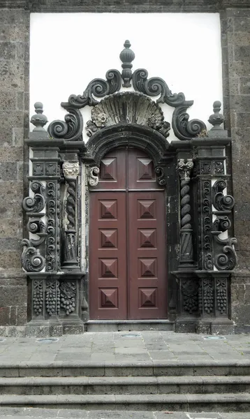 Azores Adası Sao Miguel Deki Geleneksel Kilise — Stok fotoğraf