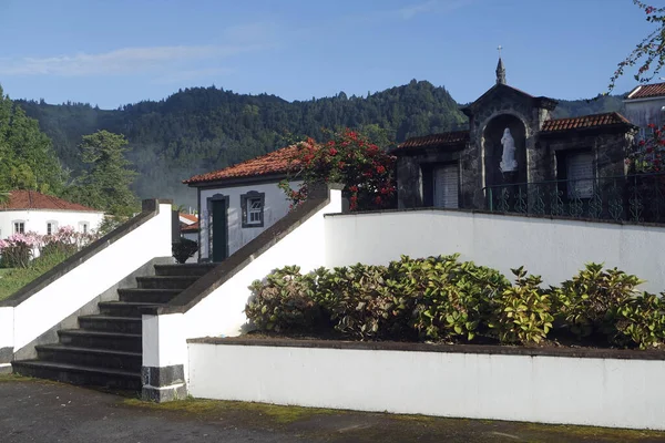 Azores Adası Sao Miguel Deki Geleneksel Kilise — Stok fotoğraf