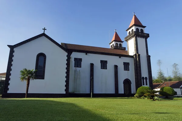 Igreja Tradicional Ilha Dos Açores São Miguel — Fotografia de Stock