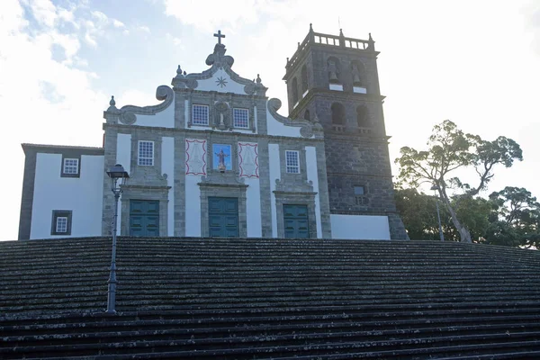 Tradiční Kostel Ostrově Azores Sao Miguel — Stock fotografie