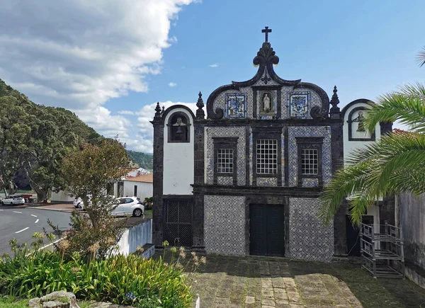 Iglesia Tradicional Isla Las Azores Sao Miguel — Foto de Stock