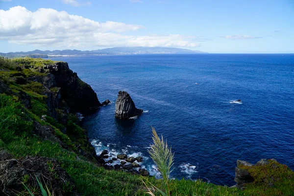 Grüne Landschaft Auf Der Azoren Insel Sao Miguel — Stockfoto