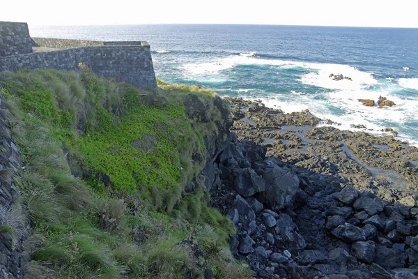 Drsné Divoké Nord Pobřeží Azores Ostrov Sao Miguel — Stock fotografie