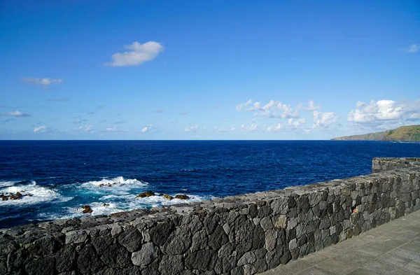 Τραχιά Άγρια Βόρεια Ακτή Των Αζορών Νησί Sao Miguel — Φωτογραφία Αρχείου