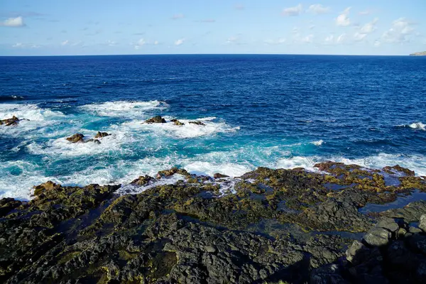 Raue Wilde Nordküste Der Azoren Insel Sao Miguel — Stockfoto