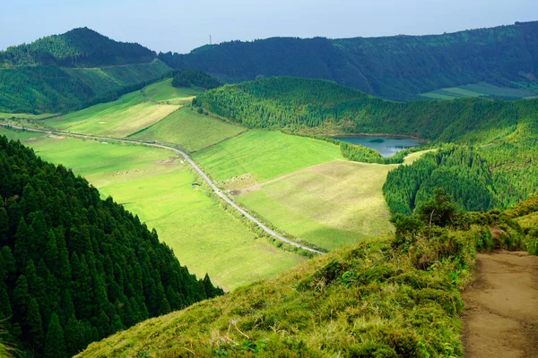 Natura Verde Sulle Splendide Isole Azzorre — Foto Stock