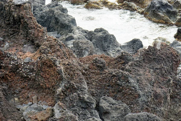 Τραχιά Άγρια Βόρεια Ακτή Των Αζορών Νησί Sao Miguel — Φωτογραφία Αρχείου