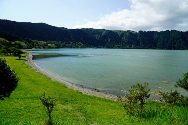 Sete Cidade Gölü, Azores Adaları Sao Miguel.