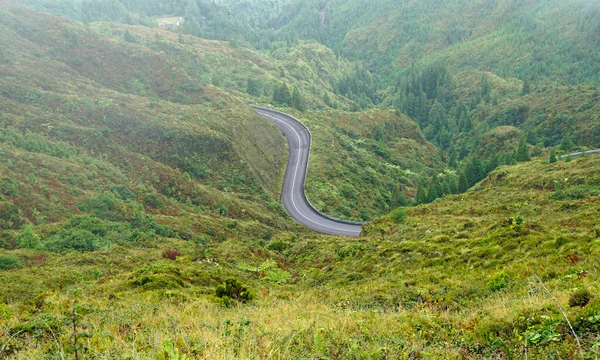 Calle Pública Isla Las Azores Sao Miguel — Foto de Stock