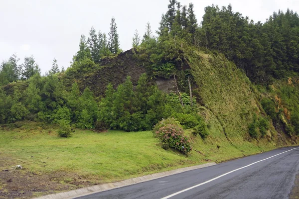 Calle Pública Isla Las Azores Sao Miguel — Foto de Stock