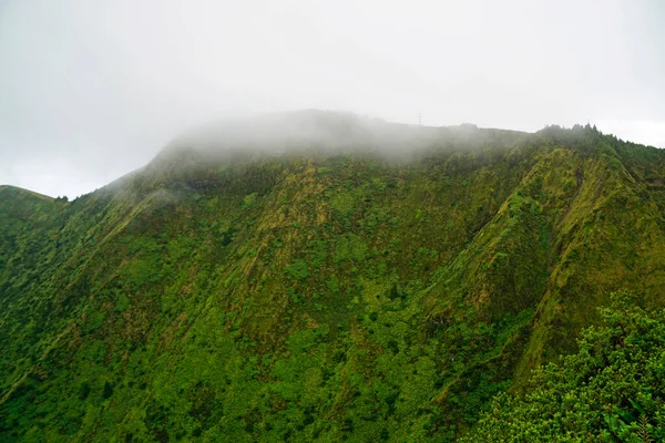 Montanhas Cênicas Dos Azores Poeira Manhã — Fotografia de Stock