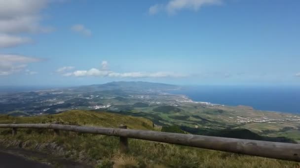 Road Trip Azores Eiland Sao Miguel — Stockvideo