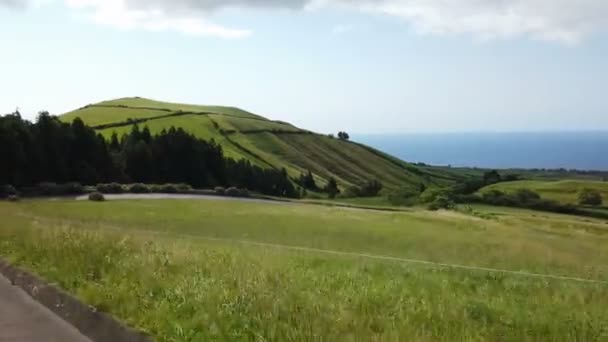 Road Trip Azores Island Sao Miguel — Stock Video