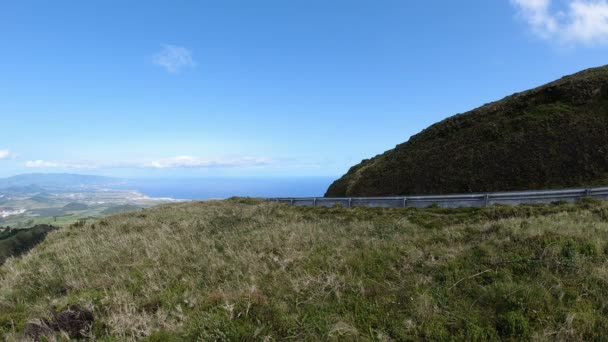 Úžasná Horská Krajina Azorských Ostrovech — Stock video
