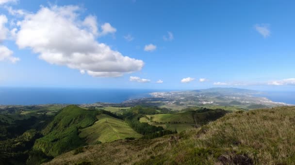 Paysage Montagne Incroyable Sur Les Îles Des Açores — Video