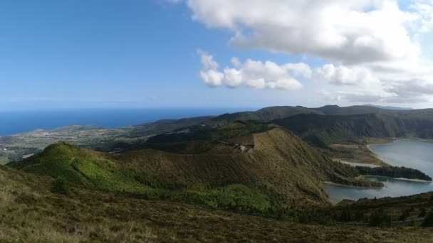 Дивовижний Зелений Пейзаж Острові Азорські Острови Мігель — стокове відео