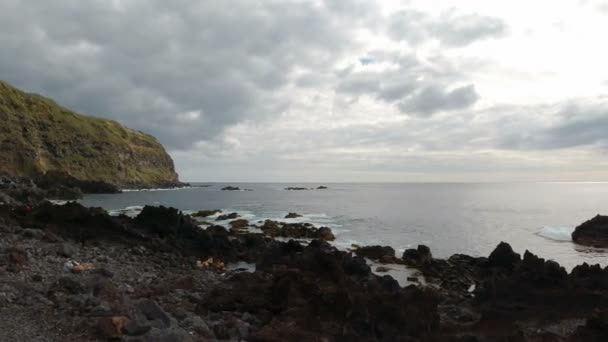 Грубе Дике Узбережжя Острова Азорські Острови Мігель — стокове відео