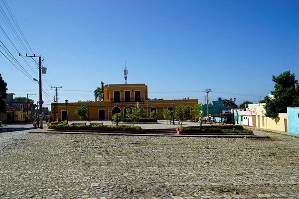 Färgglada Hus Gatorna Trinidad Kuba — Stockfoto