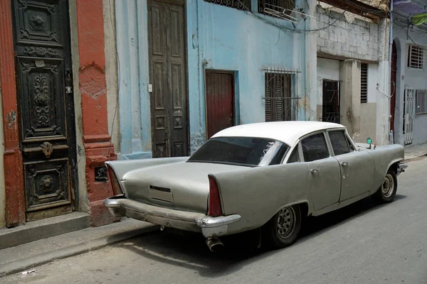 Old Car Streets Havana Cuba — Stock Photo, Image