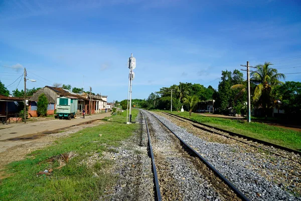 Küba Limonar Yakınlarında Tren Istasyon — Stok fotoğraf