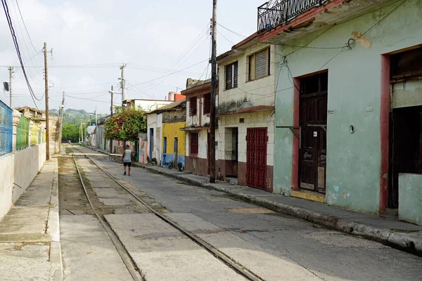 Old Run Casas Nas Ruas Matanzas Cuba — Fotografia de Stock