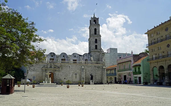 Antiga Basílica São Francisco Asis Havana Sobre Cuba — Fotografia de Stock