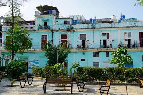 Kolorowe Domy Hawanie — Zdjęcie stockowe