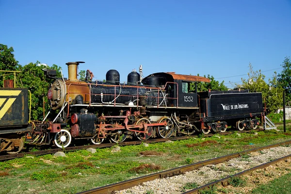 큐바에 기관차와 — 스톡 사진