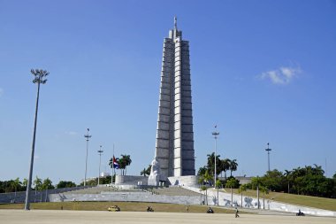 Havana 'daki devrim meydanındaki anıt