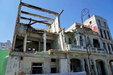 Havana 'daki meşhur Malecon Bulvarı.