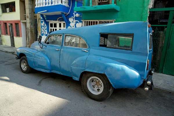 Gammal Klassisk Bil Gatorna Havanna Kuba — Stockfoto